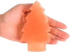 AMOYSTONE Orange Selenite Crystal Christmas Tree Ornaments Nature Crystal Decorative Tree Statue Reiki Home Decor Christmas Stocking Stuffer 5.0" 1PC -Green Leaf Store 31Ca8XBdj6L. AC