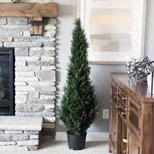 Silk Tree Warehouse One UV Rated Outdoor Artificial 4 Foot Cedar Topiary Tree 3 Silk Tree Warehouse One UV Rated Outdoor Artificial 4 Foot Cedar Topiary Tree - Image 3