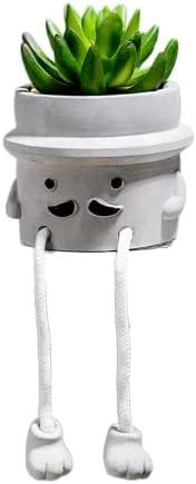 AEMYMTW Fake Potted Plants – Cute Artificial Succulents With Funny Ceramic Pot – Animated Hanging Plants Artificial Décor For Home And Office – Safe And Secure Packaging - 6.9 X 5.29 X 5.25 Inch 8 AEMYMTW Fake Potted Plants – Cute Artificial Succulents With Funny Ceramic Pot – Animated Hanging Plants Artificial Décor For Home And Office – Safe And Secure Packaging - 6.9 X 5.29 X 5.25 Inch - Image 8