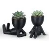 Galiejar Fake Succulents,Mini Succulents Plants Artificial With Ceramic Pots,Cute Home Decor Bathroom Decor Desk Decor Bedroom Decor Office Decor For Women (2Pack, Black) 25 Galiejar Fake Succulents,Mini Succulents Plants Artificial With Ceramic Pots,Cute Home Decor Bathroom Decor Desk Decor Bedroom Decor Office Decor For Women (2Pack, Black) -Green Leaf Store 31OlpZnSKUL