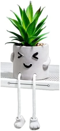 AEMYMTW Fake Potted Plants – Cute Artificial Succulents With Funny Ceramic Pot – Animated Hanging Plants Artificial Décor For Home And Office – Safe And Secure Packaging - 6.9 X 5.29 X 5.25 Inch 9 AEMYMTW Fake Potted Plants – Cute Artificial Succulents With Funny Ceramic Pot – Animated Hanging Plants Artificial Décor For Home And Office – Safe And Secure Packaging - 6.9 X 5.29 X 5.25 Inch - Image 9
