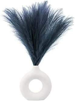 6 PCS Faux Pampas Grass 17"/44cm Artificial Fluffy Pompas Grass Fake Pampas Grass 7 Branches For Wedding Party Bedroom Boho Home Decor (034 Light Pink) -Green Leaf Store 31c0zh8mWgL. AC