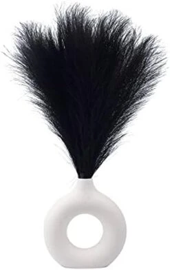 6 PCS Faux Pampas Grass 17"/44cm Artificial Fluffy Pompas Grass Fake Pampas Grass 7 Branches For Wedding Party Bedroom Boho Home Decor (034 Light Pink) -Green Leaf Store 31lcqrTZOfL. AC