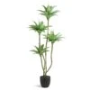 Waoops Artificial Trees Faux Water Lilies With 4 Heads In Pot 4.6 Ft Fake Tree Greenery Plants For Outdoor Indoor Decor Home Office Garden Housewarming Gift (4.6 Feet-1 Pack) -Green Leaf Store 31qrgQaGb5L
