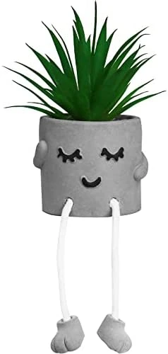 Zerzsy 3pcs Creative Artificial Succulents With Gray Flower Pots, Mini Potted Succulents For Home Decor And Gift Choice. 14 Zerzsy 3pcs Creative Artificial Succulents With Gray Flower Pots, Mini Potted Succulents For Home Decor And Gift Choice. - Image 14