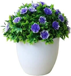 Heaven2017 Artificial Flower Bonsai Bonsai Potted Fake Plant 3 -Green Leaf Store 410ehmO4RL. AC