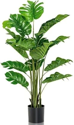 BestComfort 3ft Artificial Boxwood Topiary Tower Tree Set Of 2, Faux Plant Greenery Decor For House Garden Office And Store Decoration, Faux Potted Boxwood Plant, No Maintenance -Green Leaf Store 412ZX9GV6L. AC