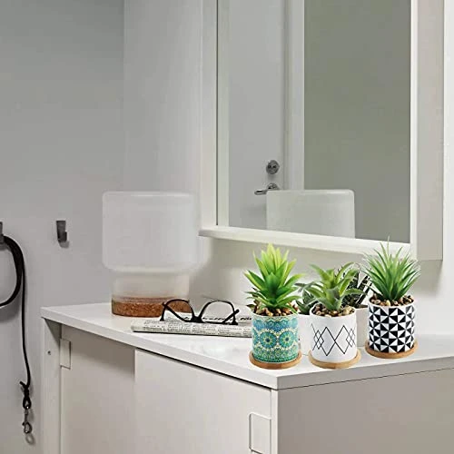 Letinaner Artificial Succulent Plants Fake Pineapple In Pots Artificial Faux Plants Greenery Decorations For Hotel Restaurant Home Office Kitchen Table, Set Of 3 5 Letinaner Artificial Succulent Plants Fake Pineapple In Pots Artificial Faux Plants Greenery Decorations For Hotel Restaurant Home Office Kitchen Table, Set Of 3 - Image 5