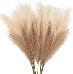 ZIFTY 7-Pcs 38"/3.1FT Faux Pampas Grass Large Tall Fluffy Artificial Fake Flower Boho Decor Bulrush Reed Grass For Vase Filler Farmhouse Home Wedding Decor (Black) 29 ZIFTY 7-Pcs 38"/3.1FT Faux Pampas Grass Large Tall Fluffy Artificial Fake Flower Boho Decor Bulrush Reed Grass For Vase Filler Farmhouse Home Wedding Decor (Black) -Green Leaf Store 414rs3gxL4L. AC
