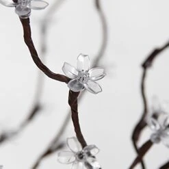 Lightshare Cherry Blossom Tree 5FT 128 LED Lighted Tree For Decoration Inside And Outside, Home Patio Wedding Festival Christmas Decor, Warm White -Green Leaf Store 415W3FZlEsL