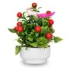 S-BIV Artificial Mini Cherry Plant With Sitting Bird In Plastic Pot, Indoor Faux Artificial Plants With Pot For Desk Or Home Décor Artificial Green Plants For Décor (Red) 5 S-BIV Artificial Mini Cherry Plant With Sitting Bird In Plastic Pot, Indoor Faux Artificial Plants With Pot For Desk Or Home Décor Artificial Green Plants For Décor (Red) -Green Leaf Store 416MIJNOGnL