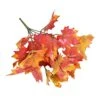 Sunrisee 2 Pcs Artificial Maple Shrubs Fake Plants Fall Maple Leaf Bunches For Halloween Home Garden Office Decor, 11.8'' -Green Leaf Store 416TiNk6u9L