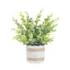 HC STAR Mini Fake Plants Artificial Potted Green Plastic Plants,Small Houseplants For Home Decor Office Desk -Green Leaf Store 417i2siMlaL