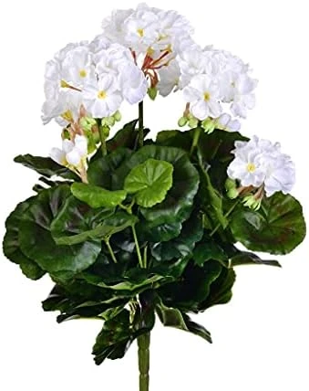 Vickerman 9.5" Artificial Yellow Polyester Begonia Bush 3 Vickerman 9.5" Artificial Yellow Polyester Begonia Bush - Image 3