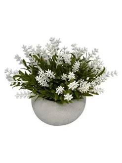 Artificial Mini Potted Flower Plants (3-Set) | Pink, White, Purple Floral Set | Fake Plant | Office Decor, Bathroom Decor, Farmhouse Decor, Kitchen Decor | Faux Topiary Decore | Home Decor Clearance -Green Leaf Store 41Aidgy1JWL