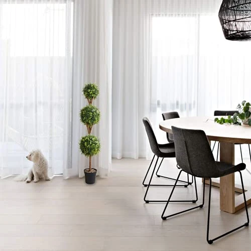 Momoplant 5ft Boxwood Topiary Artificial Tree Outdoor 59 Inches Faux Topiaries Trees Shaped Boxwood Trees Artificial Garden Home Office Décor Gift 2 Pack 5 Momoplant 5ft Boxwood Topiary Artificial Tree Outdoor 59 Inches Faux Topiaries Trees Shaped Boxwood Trees Artificial Garden Home Office Décor Gift 2 Pack - Image 5