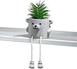 Lavenor Artificial Potted Plant Fake Succulent Plant Cute Hanging Leg Emotional Cement Potted Succulents Decor For Desk Shelf Bedroom Living Room And Office Decoration(Type A + Type C) 29 Lavenor Artificial Potted Plant Fake Succulent Plant Cute Hanging Leg Emotional Cement Potted Succulents Decor For Desk Shelf Bedroom Living Room And Office Decoration(Type A + Type C) -Green Leaf Store 41DzY91bLhL. AC