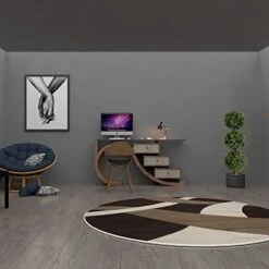 Momoplant Artificial Topiary Triple Ball Boxwood Tree, Two Pack Fake Topiaries Trees 46.5inch Faux Shrubs Plants Potted Outdoor Indoor Proch Office Garden Green (3.87ft) -Green Leaf Store 41Gl25Lf5wL