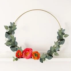 DEEMEI 22pcs Artificial Eucalyptus Stems Bulk Silver Dollar Leaves Eucalyptus Branches Greenery Decor(11.4" Tall) -Green Leaf Store 41GzOhHHMdL