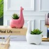 Tenforie Artificial Plant Pots, Ceramic Potted Artificial Succulent Decoration Alpaca Fake Plant Home Decor Tabletop Office Desk Outdoor Decoration - A 14 Tenforie Artificial Plant Pots, Ceramic Potted Artificial Succulent Decoration Alpaca Fake Plant Home Decor Tabletop Office Desk Outdoor Decoration - A -Green Leaf Store 41IFm82E1fS