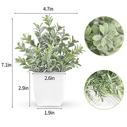 A Bundle Of Pack Mini Potted Fake Plants And 2 Packs Mini Fake Plants Small Artificial Plants For Bathroom Farmhouse Office Home Decor Indoor 2 A Bundle Of Pack Mini Potted Fake Plants And 2 Packs Mini Fake Plants Small Artificial Plants For Bathroom Farmhouse Office Home Decor Indoor - Image 2