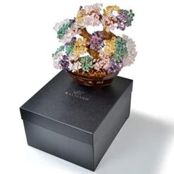 KALIFANO Large Tree Of Life (1,251 Gemstone Count) Chakra Crystal Tree With Healing Properties - Bonsai Feng Shui Money Tree For Healing And Luck -Green Leaf Store 41JOP9HwbTL