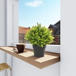 SunnyRoyal Artificial Mini Pant Potted Topiary Fake Buxus Boxwood Plants In Pot For Home/Indoor/Outdoor Décor 1 Pack 19 SunnyRoyal Artificial Mini Pant Potted Topiary Fake Buxus Boxwood Plants In Pot For Home/Indoor/Outdoor Décor 1 Pack -Green Leaf Store 41JrFM3v7nS. AC