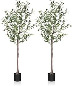 Dr.Planzen Artificial Olive Tree,7FT Tall Fake Plant Faux Olive Plants For Indoor,Natural Fake Tree,Artificial Silk Plants For Office Home Living Room Floor Patio Greening Porch Decor,Set Of 1. 20 Dr.Planzen Artificial Olive Tree,7FT Tall Fake Plant Faux Olive Plants For Indoor,Natural Fake Tree,Artificial Silk Plants For Office Home Living Room Floor Patio Greening Porch Decor,Set Of 1. -Green Leaf Store 41KO71rmrXL. AC