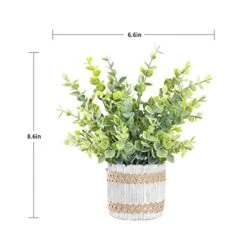 HC STAR Mini Fake Plants Artificial Potted Green Plastic Plants,Small Houseplants For Home Decor Office Desk 9 HC STAR Mini Fake Plants Artificial Potted Green Plastic Plants,Small Houseplants For Home Decor Office Desk -Green Leaf Store 41LaKEFZ8cL