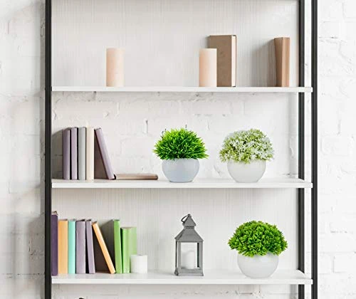 ELYSIANZE Mini Artificial Plants | Modern Farmhouse Plants Home Decor | Small Fake Plants | Office/Kitchen/Bathroom/Bedroom/Mantle/Shelf/Living Room/Table Decoration Faux Plant Set 6 ELYSIANZE Mini Artificial Plants | Modern Farmhouse Plants Home Decor | Small Fake Plants | Office/Kitchen/Bathroom/Bedroom/Mantle/Shelf/Living Room/Table Decoration Faux Plant Set - Image 6