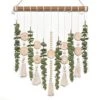 Boho Wall Decor Artificial Eucalyptus Wall Hanging Bathroom Decor Fake Eucalyptus Plants Greenery Leaves With Wooden Bead Garland On Stick Rustic Farmhouse Home Decorations For Bedroom Nursery Kitchen -Green Leaf Store 41P4rSANvFL