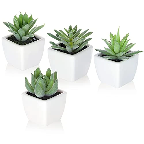 Artificial Succulent Plants Fake Succulent Plants Artificial Faux Succulents 4pcs Mini Potted Succulents For Home Office Room Decoration (D) 1 Artificial Succulent Plants Fake Succulent Plants Artificial Faux Succulents 4pcs Mini Potted Succulents For Home Office Room Decoration (D)