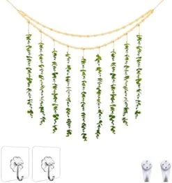 HYUZO Hanging Eucalyptus Boho Wall Decor Large Bedroom Eucalyptus Garland Artificial Eucalyptus Greenery Farmhouse Rustic Wall Hanging Fake Plants Leaves 5.6 Feet For Bathroom Living Room Decorations 16 HYUZO Hanging Eucalyptus Boho Wall Decor Large Bedroom Eucalyptus Garland Artificial Eucalyptus Greenery Farmhouse Rustic Wall Hanging Fake Plants Leaves 5.6 Feet For Bathroom Living Room Decorations -Green Leaf Store 41QA1 cJDYL. AC