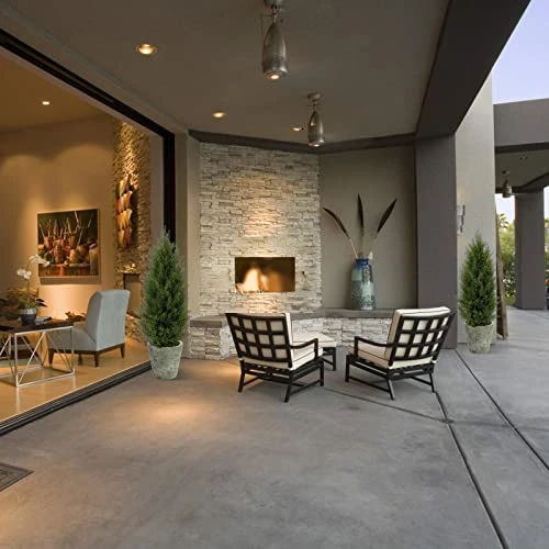 SeelinnS Artificial Cedar Pine Tree Christmas Tree Artificial Topiary Cedar Trees Potted UV Rated Plant For Home Decor Indoors And Outdoors 3FT Fake Plants Tall Artificial Plants Shrubs (2 Pack) 3 SeelinnS Artificial Cedar Pine Tree Christmas Tree Artificial Topiary Cedar Trees Potted UV Rated Plant For Home Decor Indoors And Outdoors 3FT Fake Plants Tall Artificial Plants Shrubs (2 Pack) - Image 3