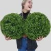 365 Curb Appeal Set Of 2 Large Topiary Balls (Better Than A Boxwood) -Green Leaf Store 41RxltrBLrL
