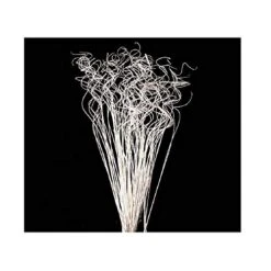 24-28" White Sparkle Curly Ting Ting Branch