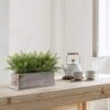 PLANT Artificial Wooden Potted Rosemary Faux Greenery In Wood Planter Box S For Rustic Farmhouse Centerpiece Tabletop Kitchen Shelf Decor 24 PLANT Artificial Wooden Potted Rosemary Faux Greenery In Wood Planter Box S For Rustic Farmhouse Centerpiece Tabletop Kitchen Shelf Decor -Green Leaf Store 41Tn9IIPCGL