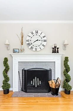 Season’s Need 4ft Artificial Boxwood Spiral Topiary Plants, Indoor Entryway, Living Room Or Covered Front Porch Home Decor, Faux Fake Plant Decoration, Set Of 2 -Green Leaf Store 41VCM0U8TkS