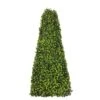 SunnyRoyal Topiary Trees Artificial Outdoor Boxwood Trees Highly Realistic Decorative Buxus Tower, UV Resistant Fake Tree For Home Garden/Indoor & Outdoor Use, 1 Piece -Green Leaf Store 41WsBqBENXL