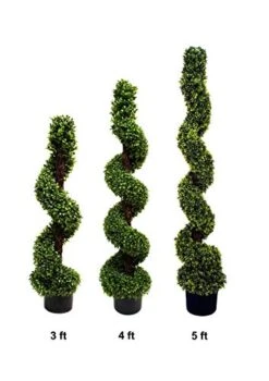 VegasDoggy 2 PCS 19.7 Inch Artificial Boxwood Balls Topiary - 4 Layers Faux Plants Decorative Balls UV Protected For Indoor, Outdoor, Garden, Wedding, Balcony, Backyard And Home Decor 11 VegasDoggy 2 PCS 19.7 Inch Artificial Boxwood Balls Topiary - 4 Layers Faux Plants Decorative Balls UV Protected For Indoor, Outdoor, Garden, Wedding, Balcony, Backyard And Home Decor -Green Leaf Store 41XSCtrLfEL