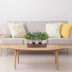 Set Of 3 Mini Potted Plants Arrangement Faux Boxwood Eucalyptus Rosemary Plants In Rustic Galvanized Metal Pots With Rectangle Wood Box For Farmhouse Table Centerpiece Mantel Kitchen Greenery Decor 9 Set Of 3 Mini Potted Plants Arrangement Faux Boxwood Eucalyptus Rosemary Plants In Rustic Galvanized Metal Pots With Rectangle Wood Box For Farmhouse Table Centerpiece Mantel Kitchen Greenery Decor -Green Leaf Store 41aeocKFnxL