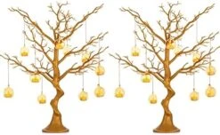 Sziqiqi Black Artificial Tree For Tree Centerpiece For Weddings Christmas Birthday Party Home Indoor Outdoor Decoration 30 Inches -Green Leaf Store 41eJmn4bHuL. AC