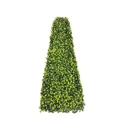 Shecraft Topiary Trees Artificial Outdoor Highly Realistic Decorative Buxus Tower, Topiary UV Resistant Fake Tree For Home Garden/Indoor & Outdoor Use 1 Pack