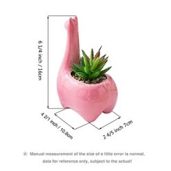 Tenforie Artificial Plant Pots, Ceramic Potted Artificial Succulent Decoration Alpaca Fake Plant Home Decor Tabletop Office Desk Outdoor Decoration - A 11 Tenforie Artificial Plant Pots, Ceramic Potted Artificial Succulent Decoration Alpaca Fake Plant Home Decor Tabletop Office Desk Outdoor Decoration - A -Green Leaf Store 41fRe9cLlYS