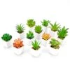 Faux Succulents In Pots Fake Succulents Small Artificial Succulents Potted For Home Office Desk Farmhouse Greenery Decor, 12 Pack -Green Leaf Store 41fUTlHIw6L