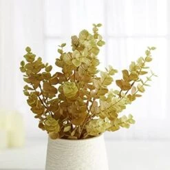 Factory Direct Craft Weatherproof Artificial Burgundy Eucalyptus Bushes - (2 Pieces) For Home Decor And Arrangements (16" H) -Green Leaf Store 41fvON8bNuL. AC