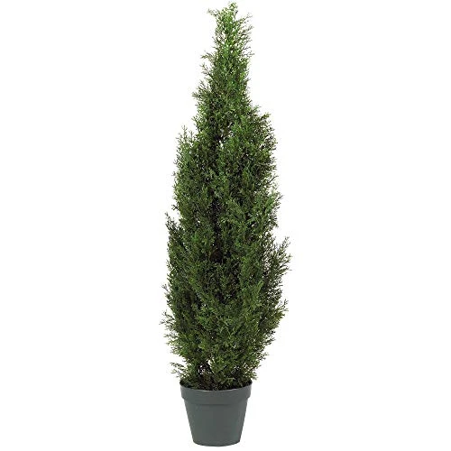 Nearly Natural 5172 4ft. Cedar Tree Silk Tree (Indoor/Outdoor),Green,49.5" X 9" X 9" 1 Nearly Natural 5172 4ft. Cedar Tree Silk Tree (Indoor/Outdoor),Green,49.5" X 9" X 9"