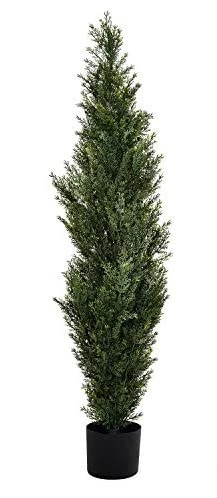 Silk Tree Warehouse One UV Rated Outdoor Artificial 4 Foot Cedar Topiary Tree 4 Silk Tree Warehouse One UV Rated Outdoor Artificial 4 Foot Cedar Topiary Tree - Image 4