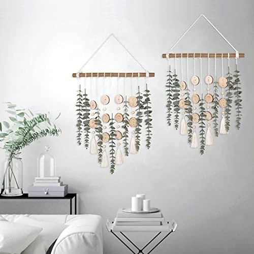Cyitimo Bathroom Decor Artificial Eucalyptus Greenery Hanging Wall Decor Faux Eucalyptus Leaves Hanging Plant With Wooden Stick With Rustic Farmhouse For Bedroom Nursery Boho Home Decorations 5 Cyitimo Bathroom Decor Artificial Eucalyptus Greenery Hanging Wall Decor Faux Eucalyptus Leaves Hanging Plant With Wooden Stick With Rustic Farmhouse For Bedroom Nursery Boho Home Decorations - Image 5