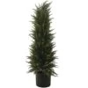 Softflame 33in Artificial Tall Cedar Topiary Tree Cypress Potted Plants, Artificial Plant Perfect For Home Office Indoor Decoration -Green Leaf Store 41ilLU1cHdL